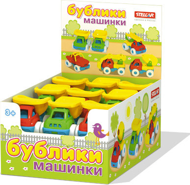 Машинка «Бублик» Спецтехника, в ассортименте